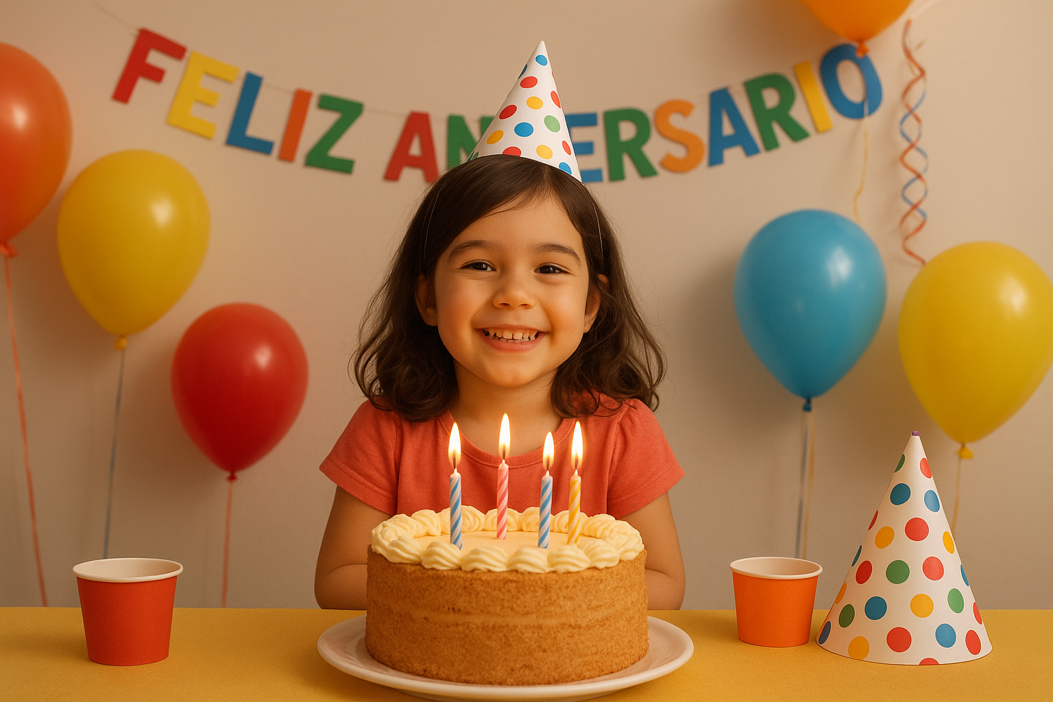 aniversário do Yoha com bolo sabor leite de touro