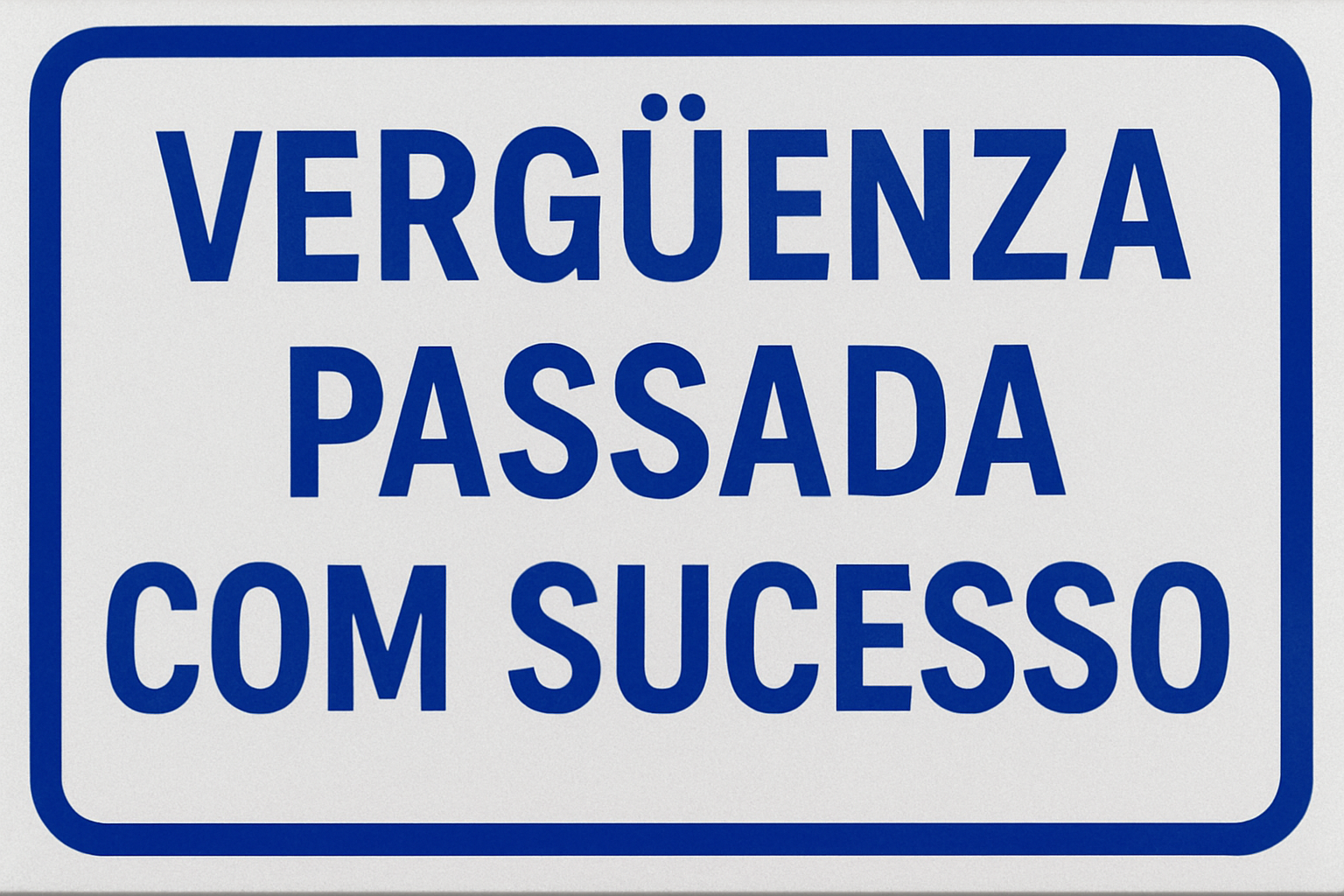 placa escrito VERGÜENZA PASSADA COM SUCESSO
@badge-info=subscriber/50;badges=vip/1,subscriber/48,bits/100000;client-nonce=cd81b79e8a574a5fbe618e9bb970127b;color=#4A00FF;display-name=arthurrjkk;emotes=;first-msg=0;flags=;id=87097461-931d-4e42-b57d-fed6a6bf9a8e;mod=0;returning-chatter=0;room-id=599558615;subscriber=1;tmi-sent-ts=1769064608208;turbo=0;user-id=448779627;user-type=;vip=1 :arthurrjkk!arthurrjkk@arthurrjkk.tmi.twitch.tv PRIVMSG #jhonnydrumond :Doidera pode fazer denovo